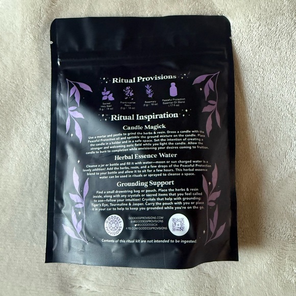 Black and Purple Bath Soak with Mystical Elements - Picture 3 of 5